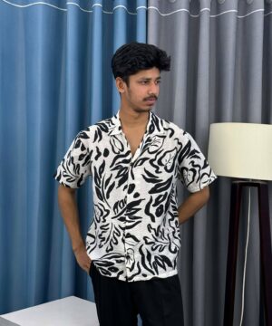 V-Cut Drop Shoulder Shirt 00158