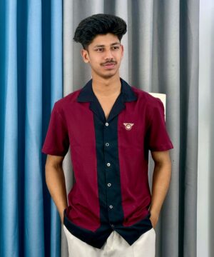 Alternative view of Contrast Half Shirt (CHS-7)