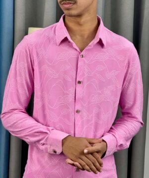 Alternative view of Chinese High Spandex Casual Shirt (CHSCS-25)