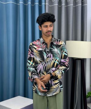 Alternative view of Lyckra Full Sleeve Print Shirt 253