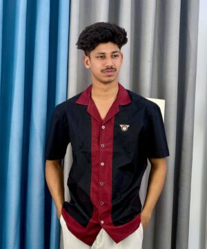 Alternative view of Contrast Half Shirt (CHS-8)