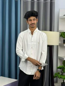 Alternative view of Tuxedo Shirt - White(TS-10)