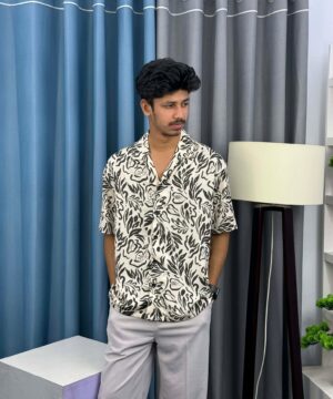 V-Cut Drop Shoulder Shirt 00157