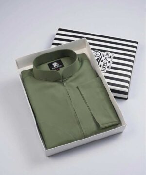 Classic Indonesian Thobe – Olive Green (NIT-3)