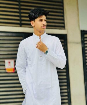 Alternative view of Jawad Luxury Panjabi White (JLP-3)