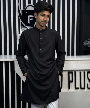 Alternative view of Formal Panjabi Black (FP-3)