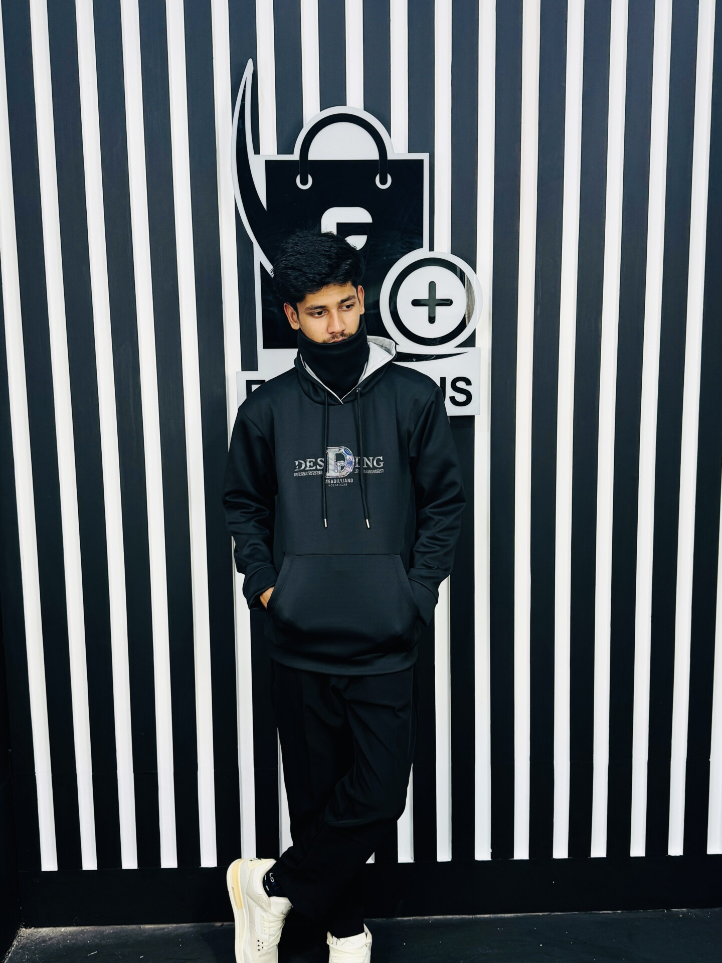 Roland High Neck Hoodie 15