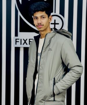 Men's 3-Layer Jacket with Hoodie (JKH-4)