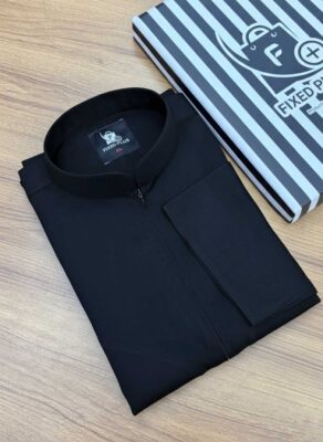 Classic Indonesian Thobe – Black (NIT-6)