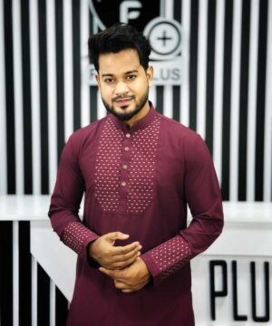 Commando Panjabi Velvet Maroon (CP-7)