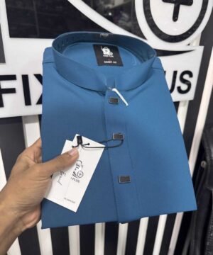 Alternative view of Formal Panjabi Teal Blue (FP-12)