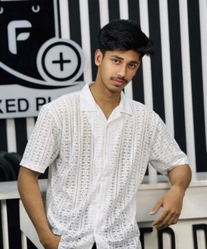 Breeze Lace Drop-Shoulder Shirt (BLDSS-2)