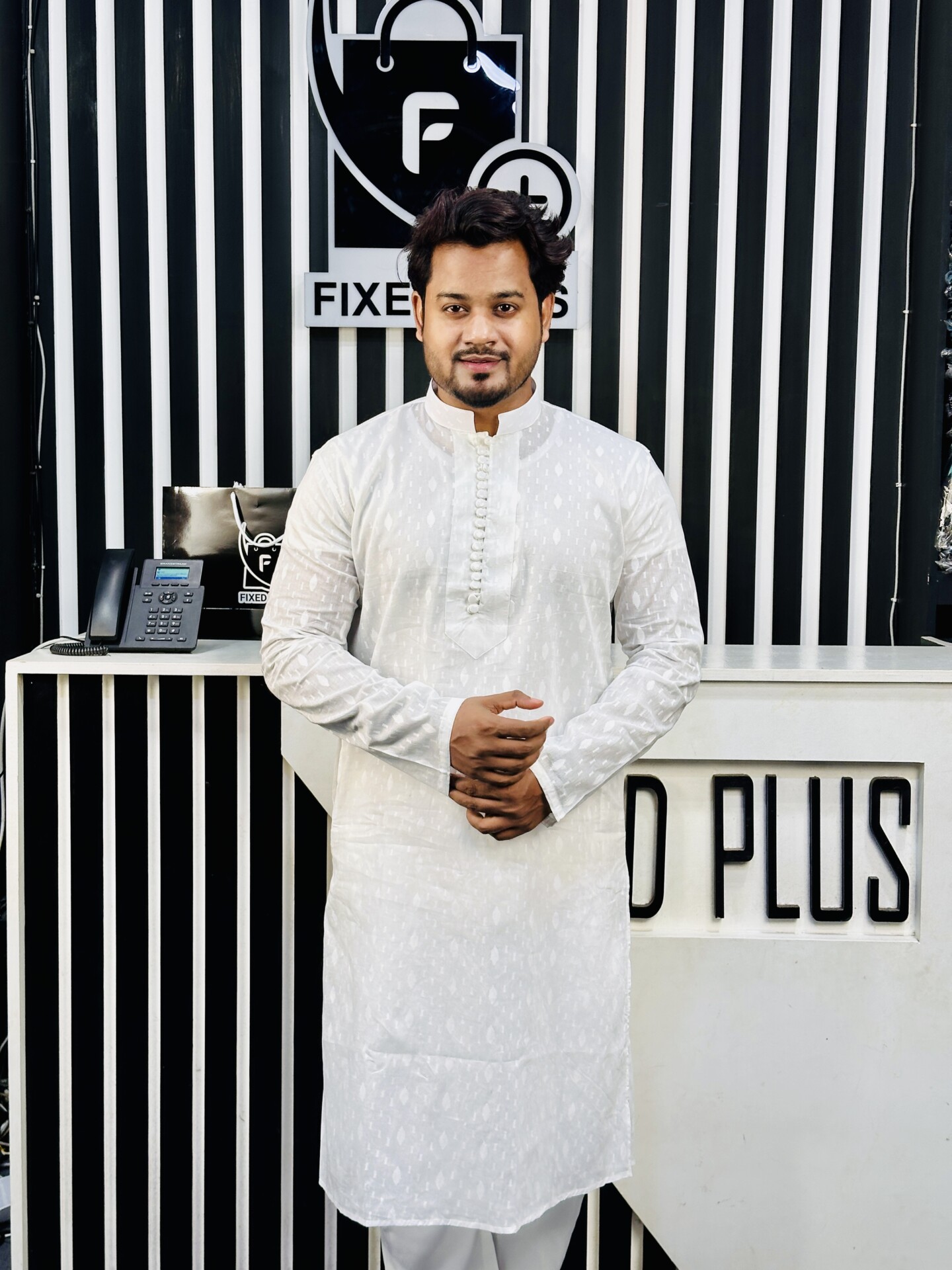 Dhoty Cotton Punjabi Loop Design (DCP-6) - Image 4