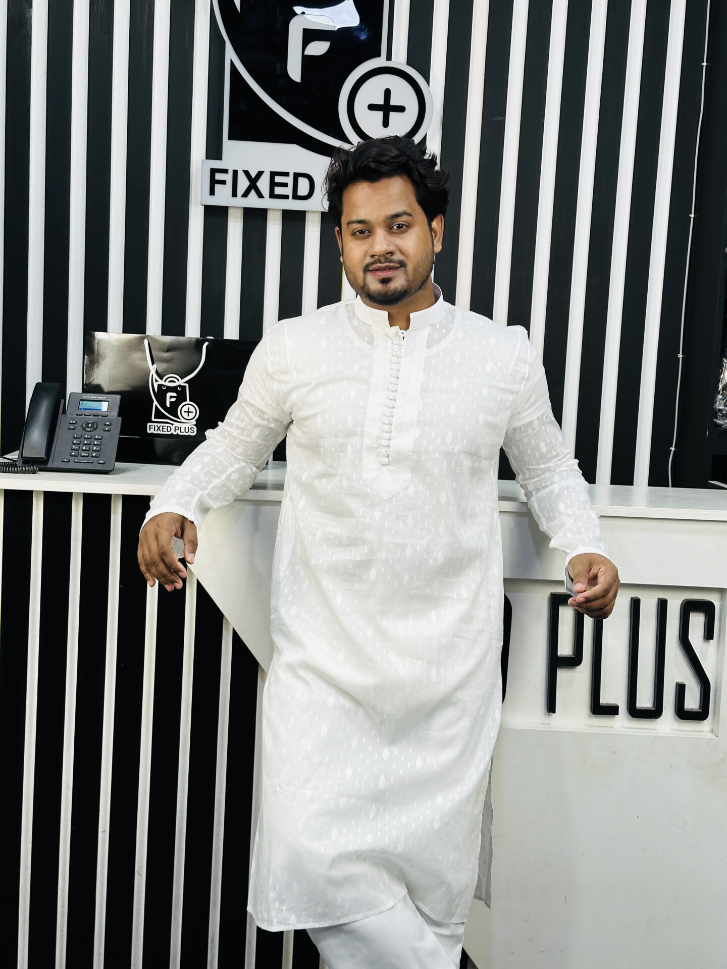 Dhoty Cotton Punjabi Loop Design (DCP-6) - Image 3