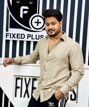 Chinese Spandex Shirt (Coffee)(CSS-31)