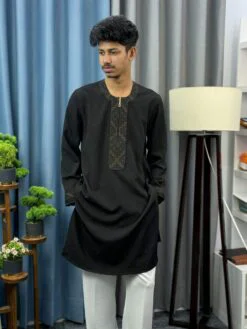 Round Neck China Popcorn Panjabi (RNP-4)