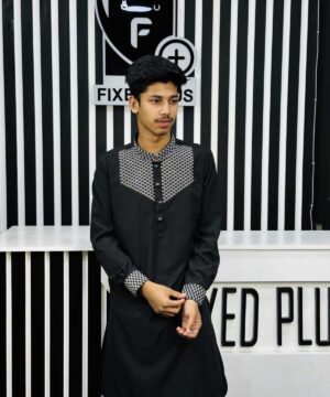 Alternative view of Embroidery Cuff Black 1220