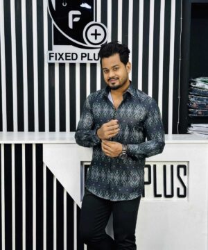 Alternative view of Magnate 3D Printed Shirt 241