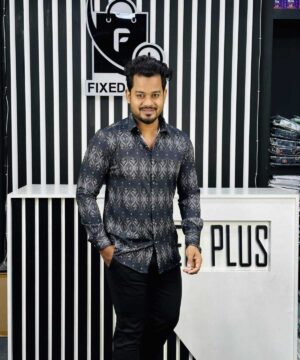 Alternative view of Magnate 3D Printed Shirt 242