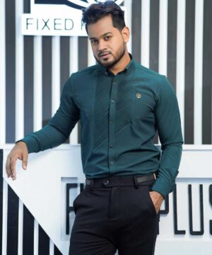 Tuxedo Shirt - Green(TS-5)