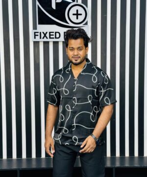 V-Cut Drop Shoulder Shirt 00152