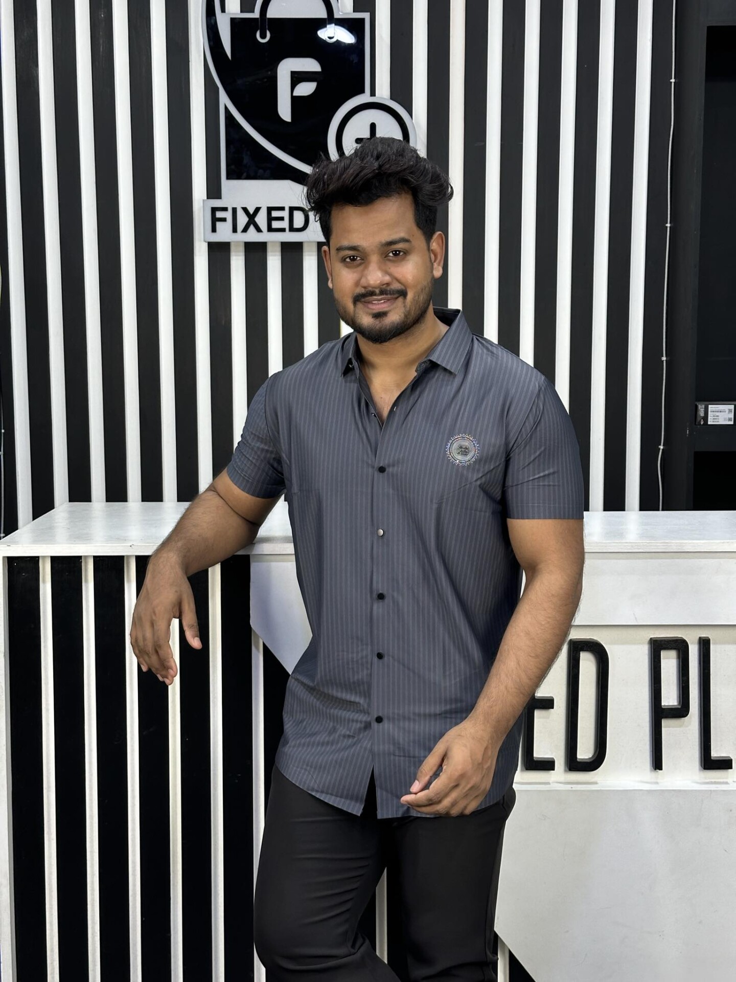 Chinese Half Shirt 131 - Image 2