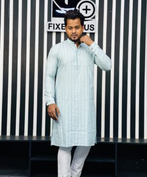 Alternative view of Cotton Punjabi Loop Design (CPL-4)