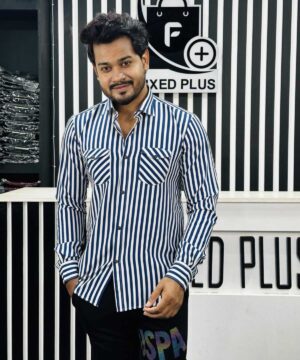 Lyckra Full Sleeve Print Shirt 250