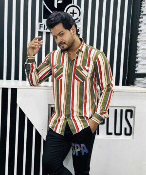 Lyckra Full Sleeve Print Shirt 249