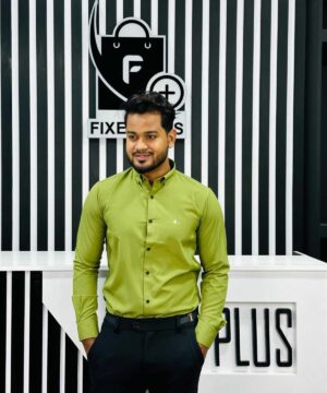 Formal Shirt Round Button- F1