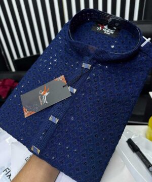 Alternative view of Sequence Panjabi Navy Blue (SP-12)