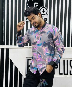 Alternative view of Lyckra Full Sleeve Print Shirt 254