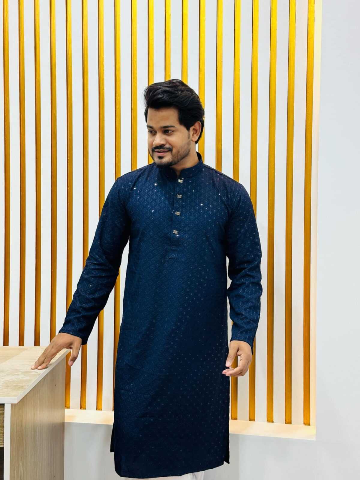 Sequence Panjabi Navy Blue (SP-13) - Image 2