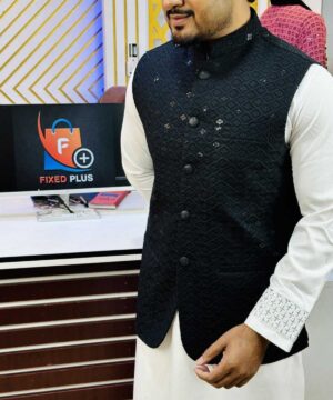 Alternative view of Party wear  Sequence"Koty" (Black) (PSK-2)