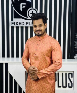 Alternative view of Print Luxury Punjabi 744