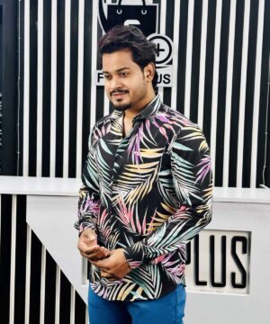 Alternative view of Lyckra Full Sleeve Print Shirt 253