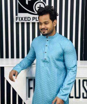 Alternative view of Print Luxury Punjabi 741