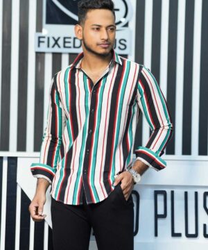 Lyckra Full Sleeve Print Shirt 248