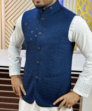 Alternative view of Party wear  Sequence"Koty" (Navy) (PSK-1)