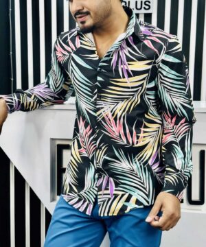 Lyckra Full Sleeve Print Shirt 253