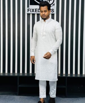 Alternative view of Dhoty Cotton Punjabi Loop Design (DCP-7)