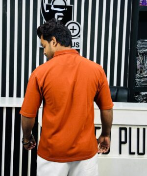 Alternative view of Drop Shoulder Polo Brown (DSP-3)