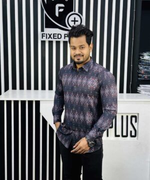 Alternative view of Magnate 3D Printed Shirt 240