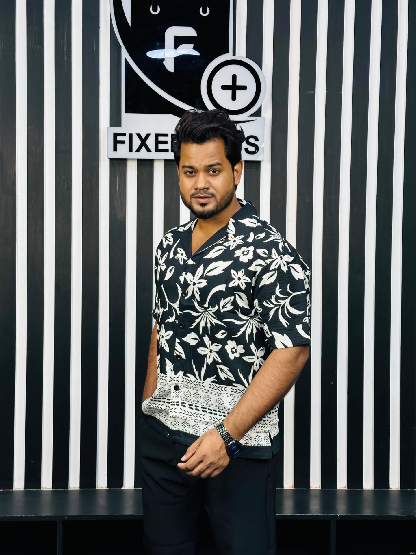 V-Cut Drop Shoulder Shirt 00161 - Image 5