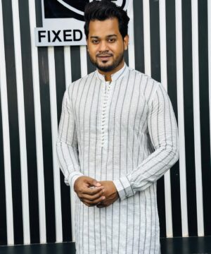 Alternative view of Dhoty Cotton Punjabi Loop Design (DCP-8)