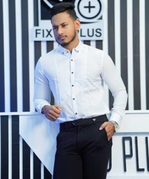 Tuxedo Shirt - White(TS-2)