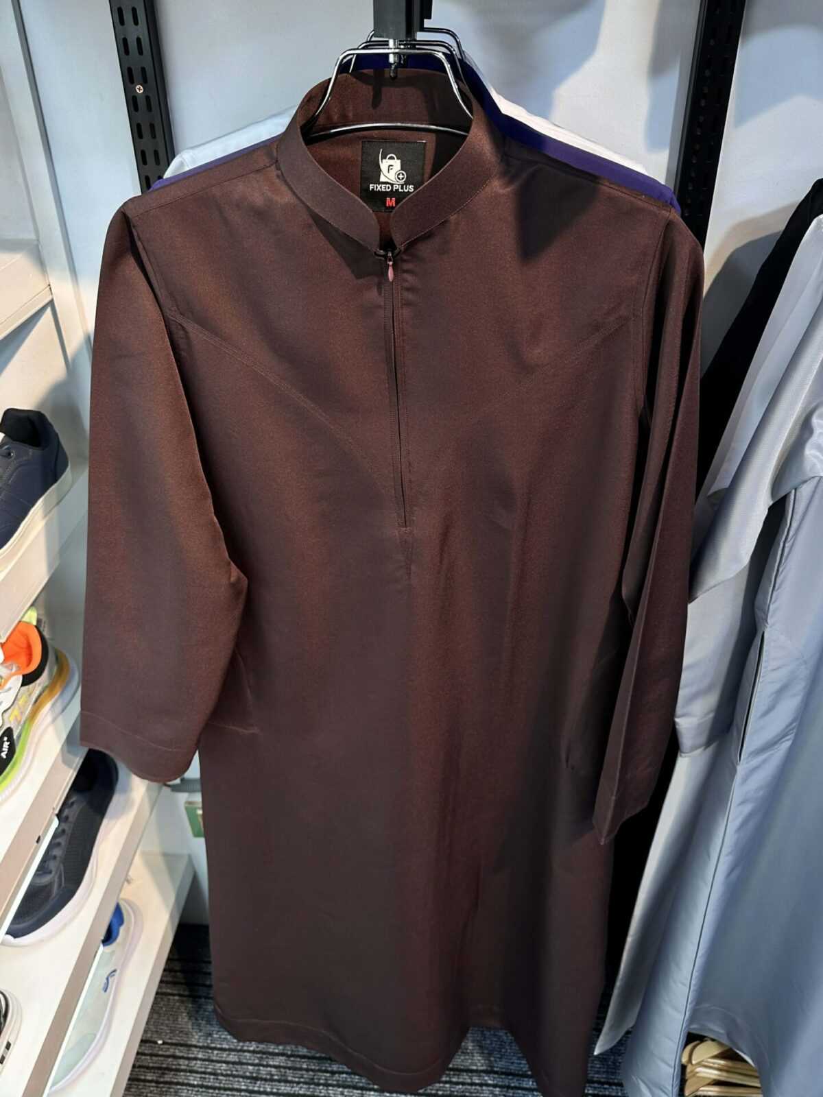 Classic Indonesian Thobe – Coffee Brown (NIT-4) - Image 3